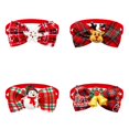 thumbnail image 1 of 1-4PC Christmas Dog Bowtie Plaid Collar Attachment for Small Medium Large Dogs Cats Holiday Xmas Tree Deer Pet Accessories Detachable Puppy Bows Grooming Supplies Party Necktie Styles, 1 of 9