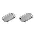 thumbnail image 1 of 1-4PC Silver and Gold Stainless Steel Square Tray Fruit Trays Storage Tray Dish Plate Cosmetics Jewelry Decorative Organizer Serving Tray Trinket Tray for Cake Barbecue Snack Home Party Outdoors, 1 of 9