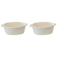thumbnail image 1 of 1-4PC Small Beige Basket with Handles Woven Rope Storage Basket for Gifts Empty Decorative Toy Basket Bin for Bathroom Closet Shelf Organizer 12x8x5 Inch, 1 of 7