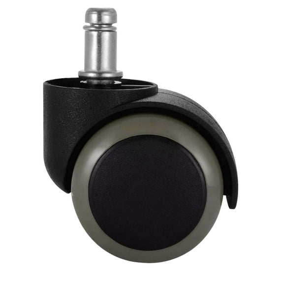 1/4PCS Nylon Swivel Stem Caster Wheels, M8 Theread Furniture Caster Wheels, Rotation Table Casters Replacement Wheels for Furniture, Cart, Chair, Cabinet