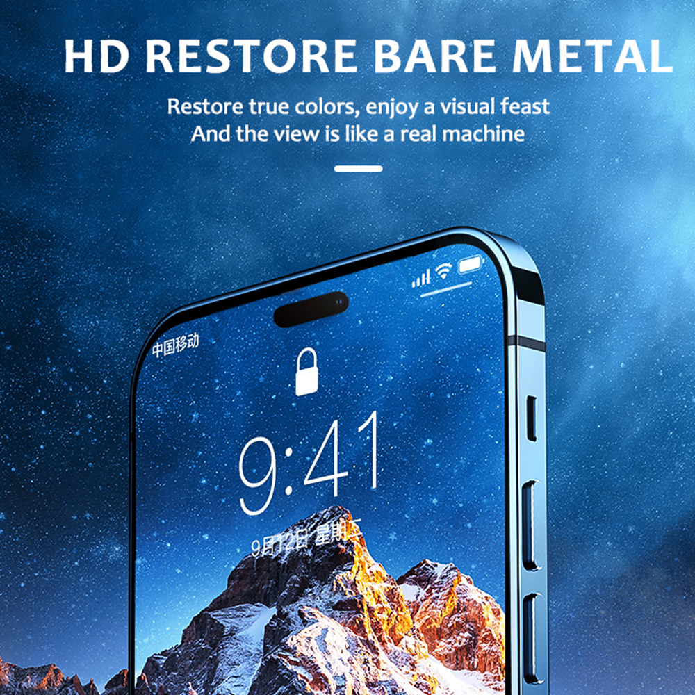 14PCS Tempered Glass For iPhone 11 12 13 14 15 Pro Max Screen