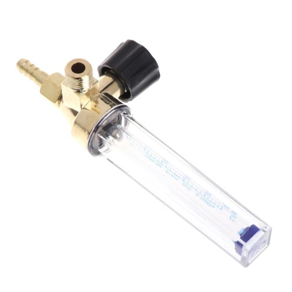 1/4PT Thread 7mm Barb Argon Ar CO2 Gas Flow Meter Ar Welding Regulator 0.35 MPA ,Corrosion Resistance