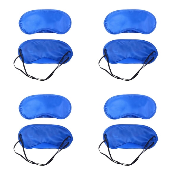 1-4Pcs 7.4x3 Inch Soft Sleep Mask Eye Mask Blindfold Block Out Light - for Travel Shift Work & Meditation, Lightweight Shading Eye Protection Rest Eye Mask