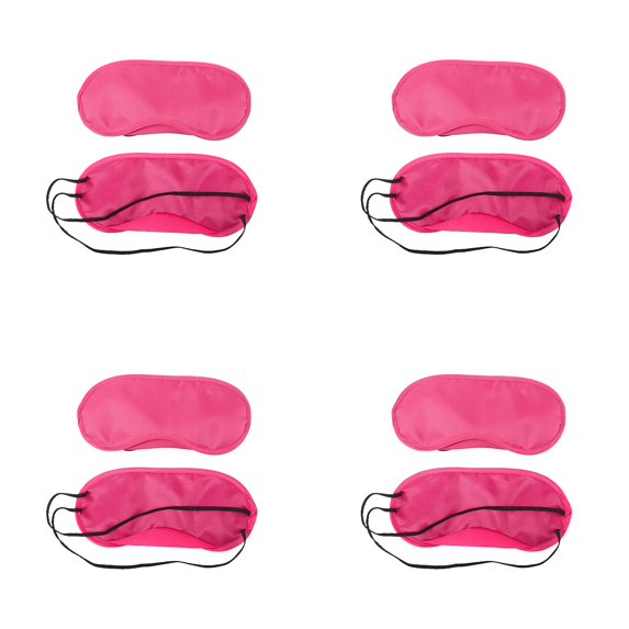 1-4Pcs 7.4x3 Inch Soft Sleep Mask Eye Mask Blindfold Block Out Light - for Travel Shift Work & Meditation, Lightweight Shading Eye Protection Rest Eye Mask