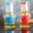 thumbnail image 1 of 1-4Pcs Multi-function Barbecue Oil Bottle Brush Food Silicone Grade Oil Bottle Protective Cover Dual Use Kitchen Baking BBQ Tool, 1 of 10