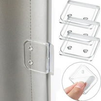 1/4Pcs Shower Curtain Clips Windproof Shower Curtain Clips for Side of Shower