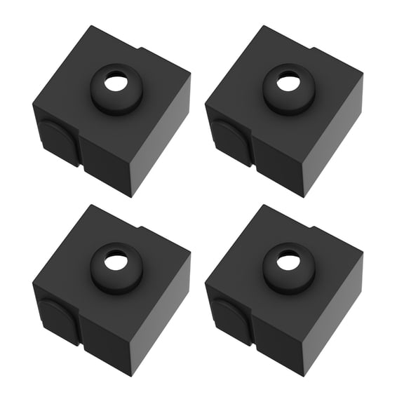 1/4Pieces Silicone Sock for CR10 3D Printer Extruder Hotend Protective Cover