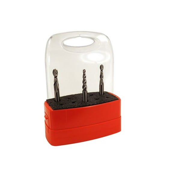 1/4S CNC 3-PIECE CARVING BALLNOSE SET