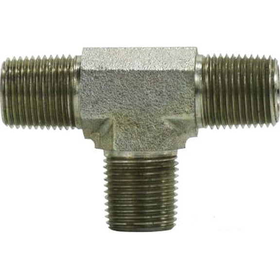 1/4X1/4 Male Tee, Steel Pipe Fittings, Hydraulics