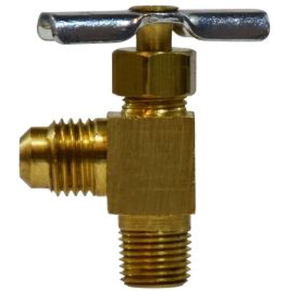 1/4X1/8 M Fl X M 90 Needle Valv, Needle Valves, Brass Fittings
