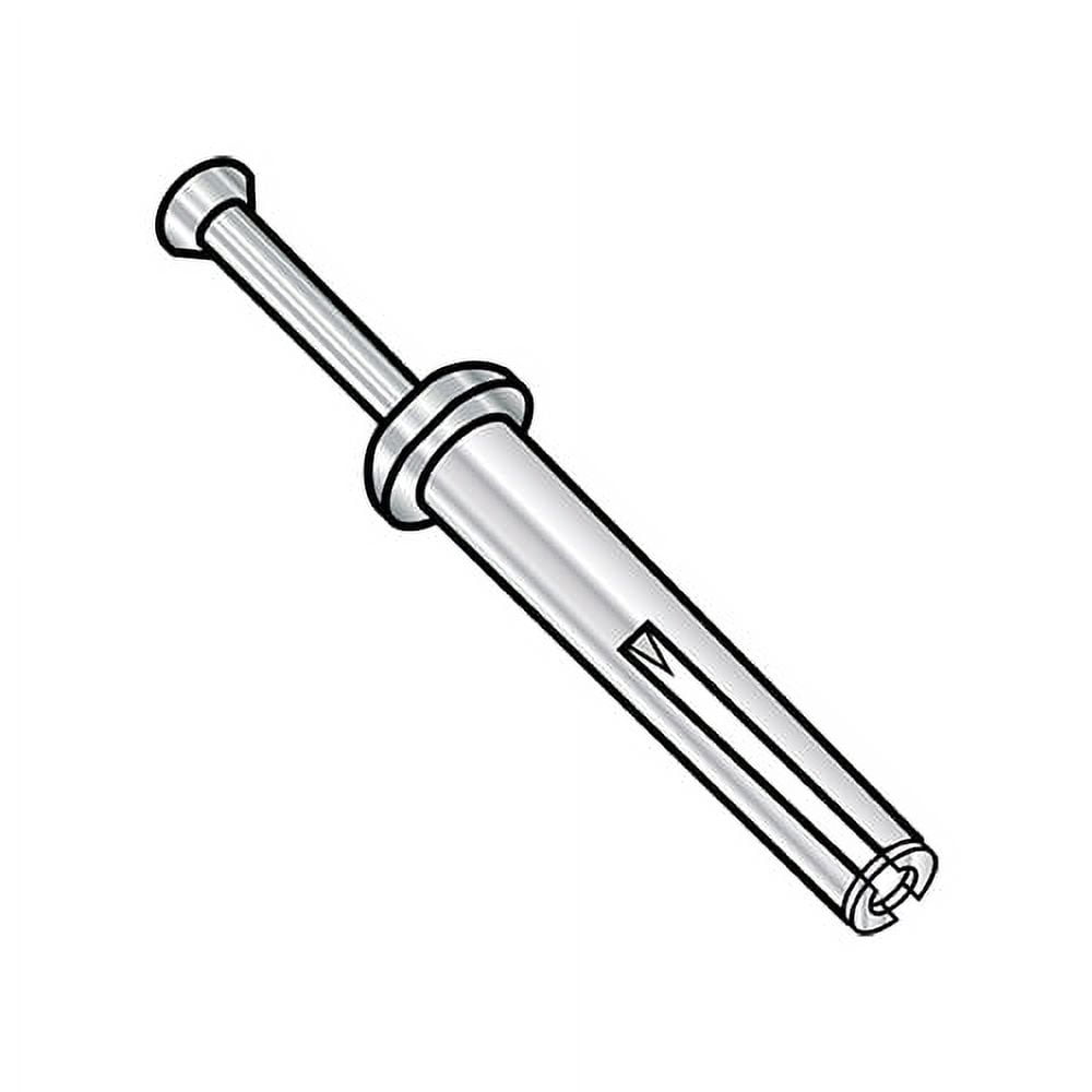 1/4X2 Mushroom Head Hammer Drive Anchor 18 8 Stainless Steel (Pack Qty 100) BC-1432ADH188