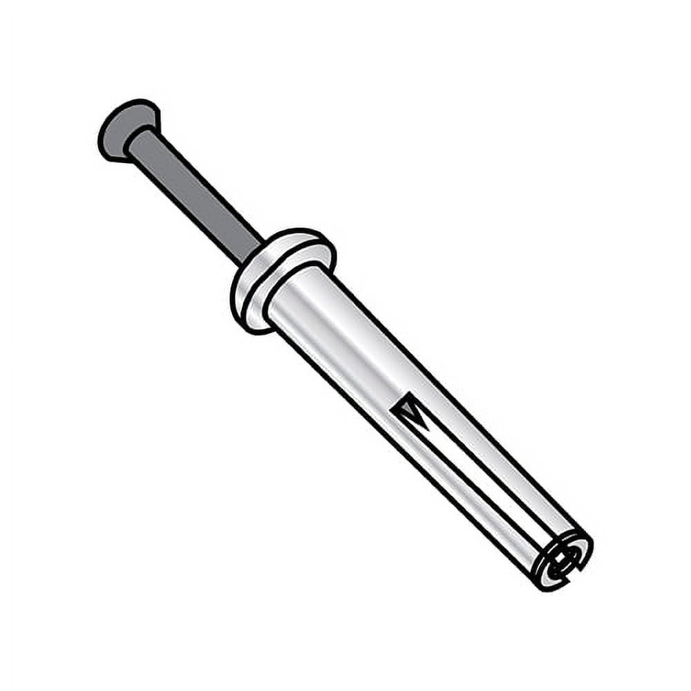 1/4X2 Mushroom Head Hammer Drive Anchor Zinc (Pack Qty 100) BC-1432ADH