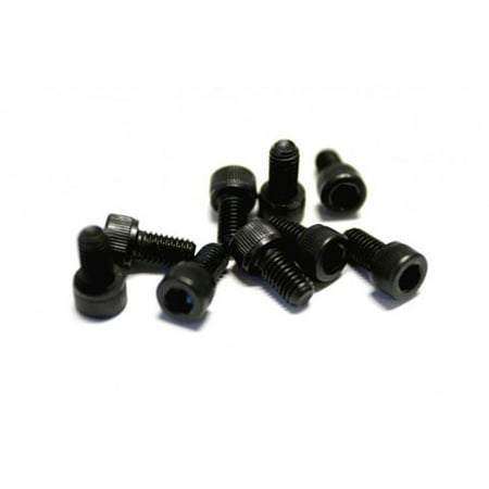 Biggun Exhaust 40-s007 1/4x20 Base Plate Allen Screws (4 Pk) - Socket Head (Blk)
