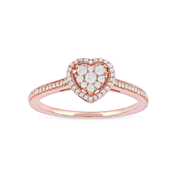 Goldheart solitaire ring deals