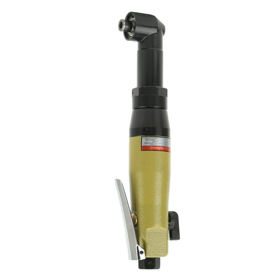 1/4in Inlet Pneumatic Screwdriver with Bits Elbow Impact Air Screw Driver 0.50.7pa 8500rpm