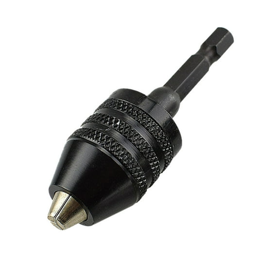 1/4in Keyless Drill Bit Chuck Hex Shank Adapter Converter Quick Change 0.3-6.5mm ,Home Kitchen Decor