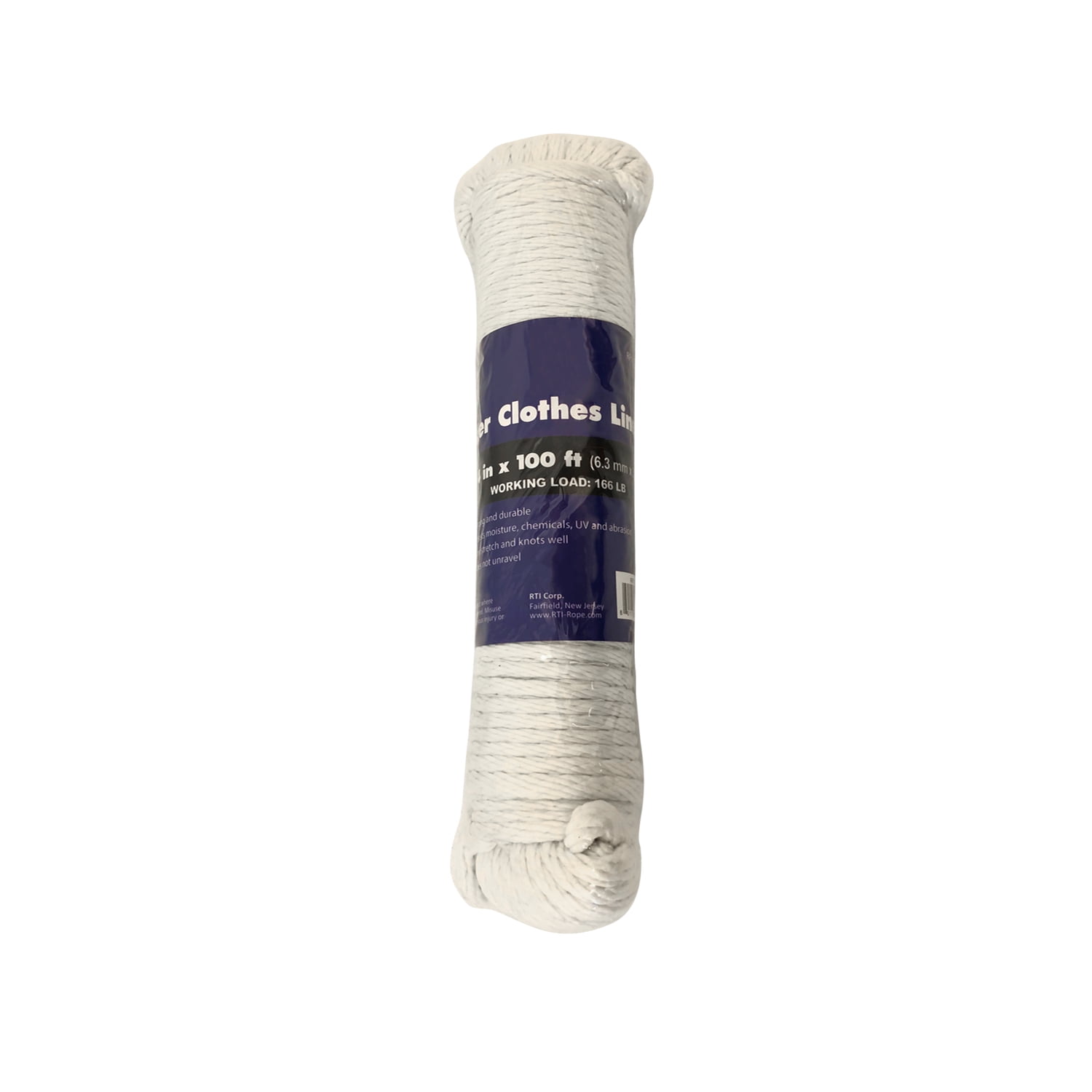 CORDA 1/4in x 100ft polyester clothes line