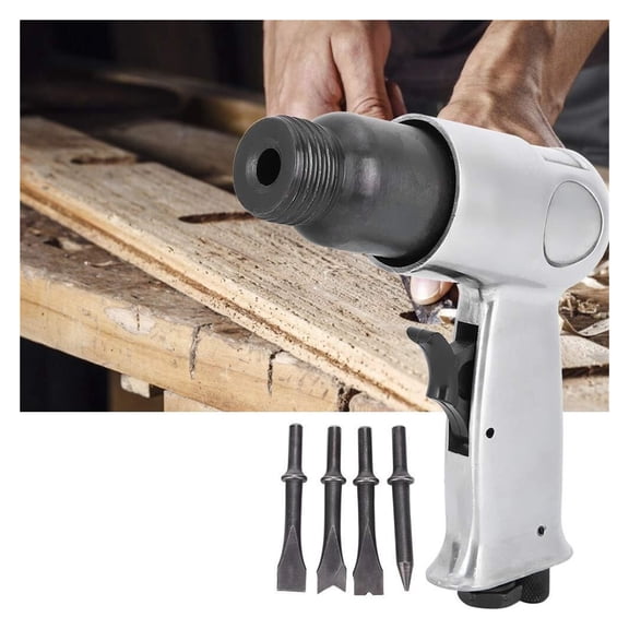 1/4inch 150mm Electric Demolition Hammer Drill Industrial Air Hammer Powerful Handle Straight Type Air Chisel Pneumatic Hammer Shovel Tool