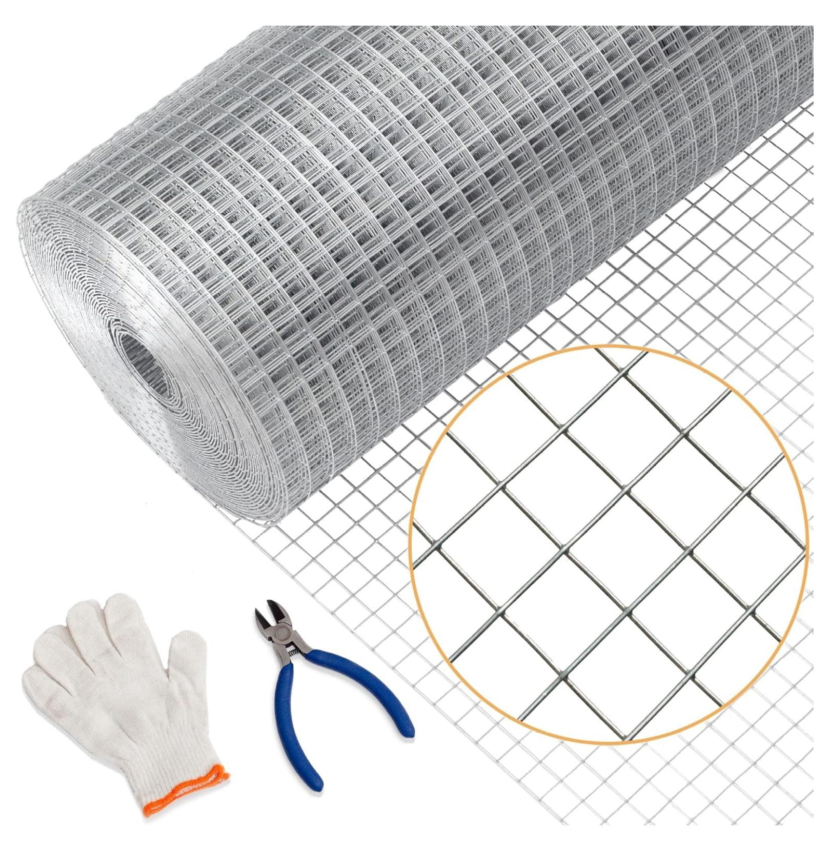 1/4inch 36Inch（H）x100Ft（L）23 Gauge Mental Mesh Roll Hardware Cloth ...