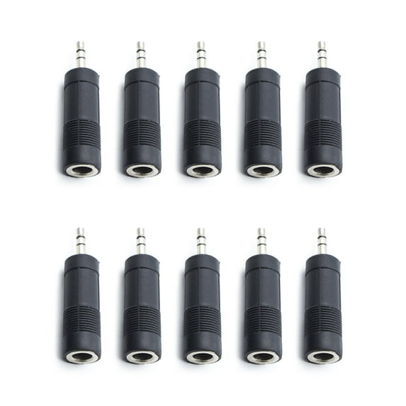 1/4inch Female to 1/8inch Male or 1/8in Male to 1/4in Female Stereo Adapter Sound Socket Plug for Guitar Digital Piano