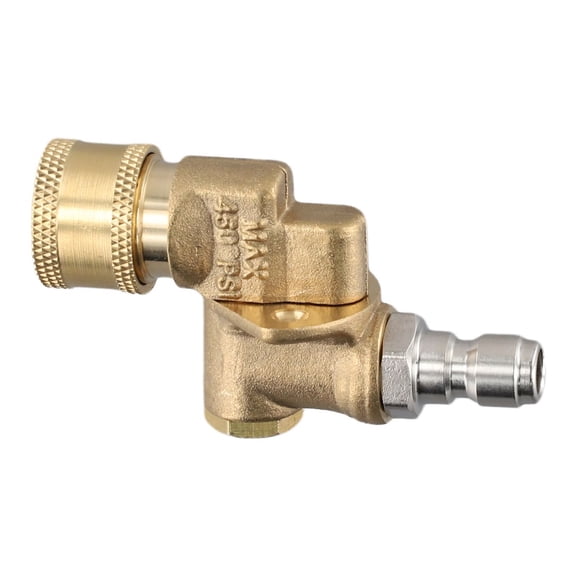 1/4inch High Pressure Car Washer Quick Connect Rotary Coupler Adjustable Adapter