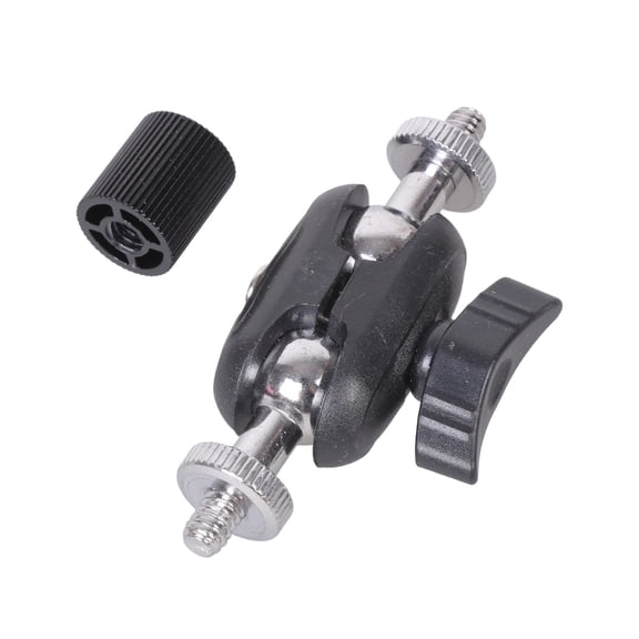 1/4inch Male To Female Threaded Mounting Arm Heavy Duty Iron Clamp Rotatable Metal Clamp for Mobile Phone Monitor Video