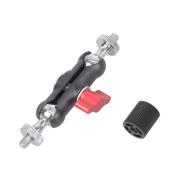 1/4inch Male to Female Mounting Arm Heavy Duty Iron Clamp Rotatable Metal Clamp for Monitor Video