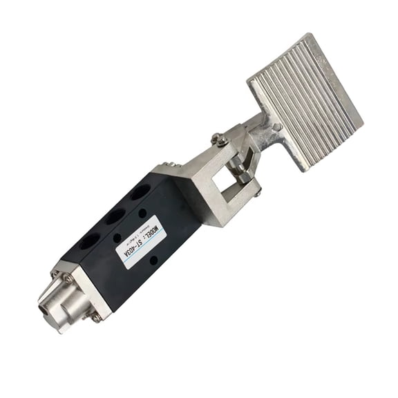 2 Position 5 way Aluminum Alloys Pneumatic Air Pedal Valves Foot Control Switches 1/4inch Pneumatic Foot Pedal Valves