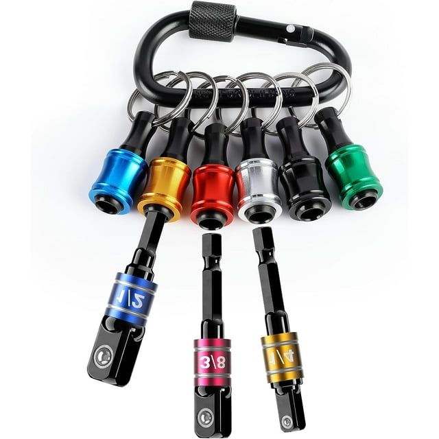 1/4inch Screwdriver Drill Bit Holders Keychain Bit Holder Electrician