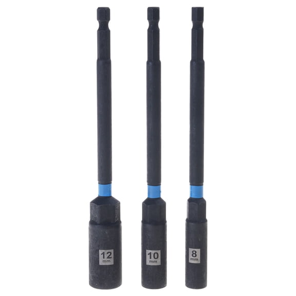 1/4inch Shank Hexagonal Nut Driver Wing Nut Driver Socket 6-14mm Slot Wing Nut Drill Bit Socket For Eye Screws Hook Bolt
