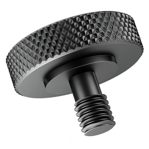 1/4inch Tripod Mount Screw Double Layer Thread Screw Mount Adapter Black Camera