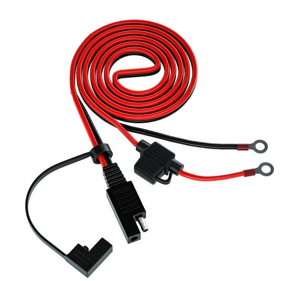 1.4m16AWG 12V Ring Terminal O Ring Connecters Extension Cord Cable Connector for Battery Charger/Auto/Motorcycle