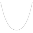 thumbnail image 1 of 1.4mm Solid .925 Sterling Silver Flat Cuban Link Curb Chain Necklace, 26 inches, 1 of 7
