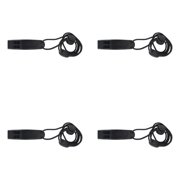 1. 4pcs 120dB Security Whistles with Adjustable Lanyard, Watertight for Kayaking Fishing Boating Swimming