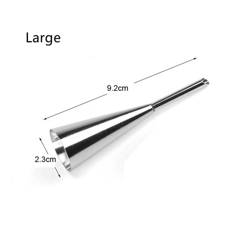 14pcs Cream Icing Piping Nozzles Stainless Steel Eclair Puff Nozzles