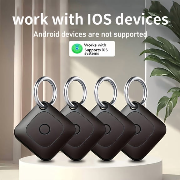 1-4pcs GPS Tracker for iOS Find My - Real-Time Location Sharing, Anti-Loss Alarm, Compact, Long Battery Life for Keys Wallets, Portable Device