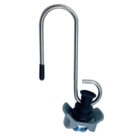 1/4pcs Hooks Securing Cargo Hauling Accessory for Airline Rails L Track Tie Down Anchors with S Hook for Transportation
