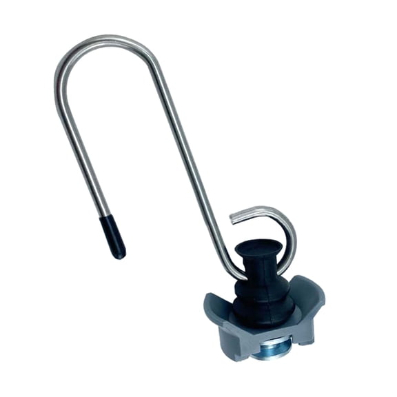 1/4pcs Hooks Securing Cargo Hauling Accessory for Airline Rails L Track Tie Down Anchors with S Hook for Transportation