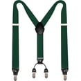 thumbnail image 1 of 1.4u201c Wide Suspender with 4 Strong Clips Adjustable Braces, 1 of 1
