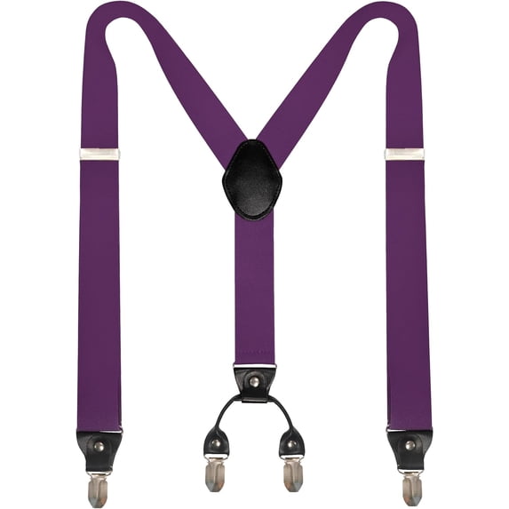 1.4u201c Wide Suspender with 4 Strong Clips Adjustable Braces