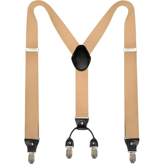 1.4u201c Wide Suspender with 4 Strong Clips Adjustable Braces