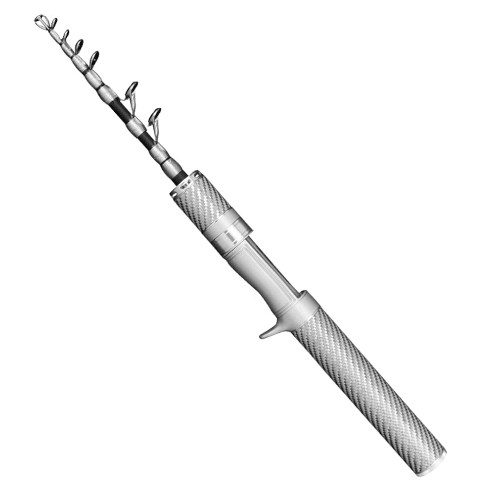 carbon fiber fishing lure 1.5/1.68/1.8M Telescopic Carbon fiber UL Hard Ultralight Fishing Lure rod  Travel