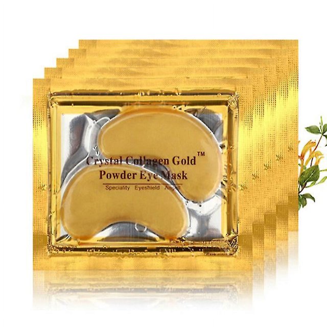 1/5/10/20pair Crystal Collagen 24k Gold Under Eye Anti Aging Wrinkle