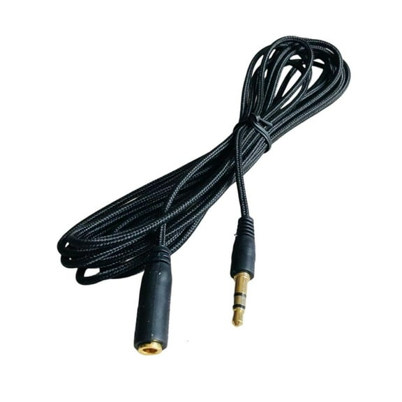 1.5/2/3/5m 3.5mm Male to 3.5mm Female Extension Cable Braided Headphone Cord Audios Stereo Auxiliary Cable for Phone PC