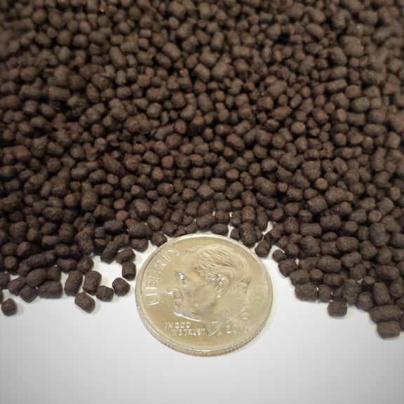 1.5 - 2 mm Floating & Sinking Blackworm Pellets with Color Enhancers & Vitamins...1/4-lb