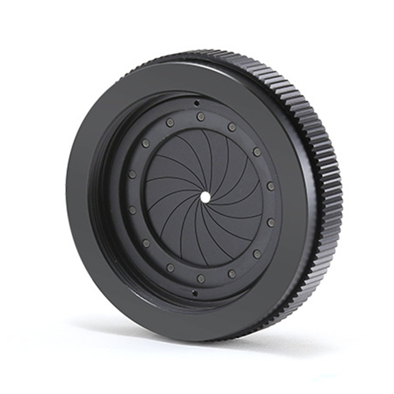 1.5-25mm Manual Aperture Adjustable Mechanical Iris Diaphragm for Digital Camera Microscope M42 to