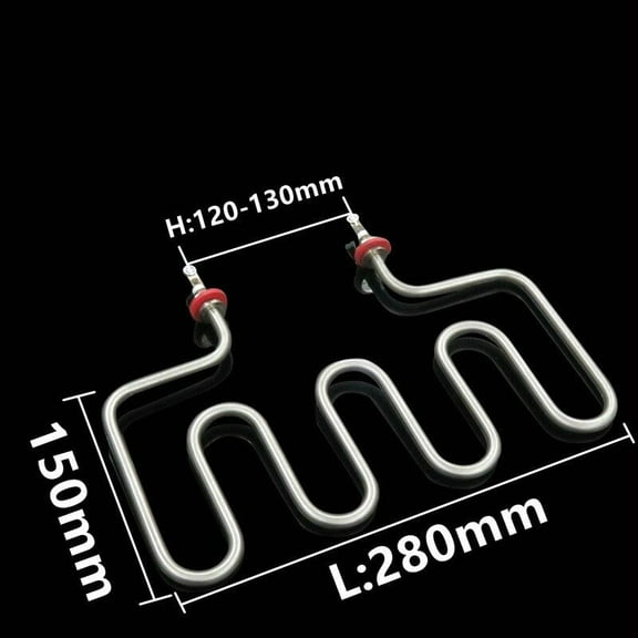 1.5/2KW Electric Heating Tube 4U Cartridge Heater Tube Liquid Heating Pipe Tubular Heater Elements for Food Truck Commercial Use