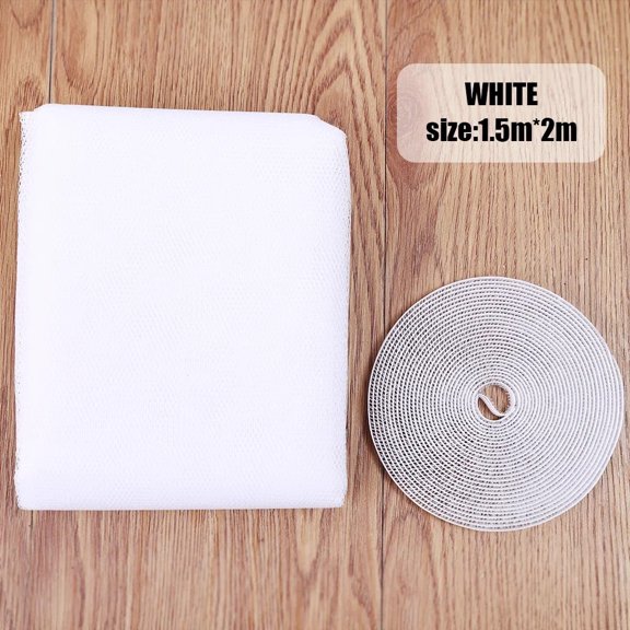 1.5*2M Anti Mosquito Window Screen Mesh Invisible Curtain for Living Room Decoration Summer Self-adhesive Window Curtain