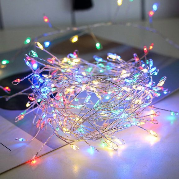 1.5/3/6M Firecracker LED String Lights Remote Control USB Fairy Lights New Year Garland Party Christmas Atmosphere Decoration