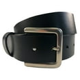 thumbnail image 1 of 1.5"(38mm) Black Bridle Leather Belt Handmade in Canada by Zelikovitz Size: 36 for 34" Waist, 1 of 1